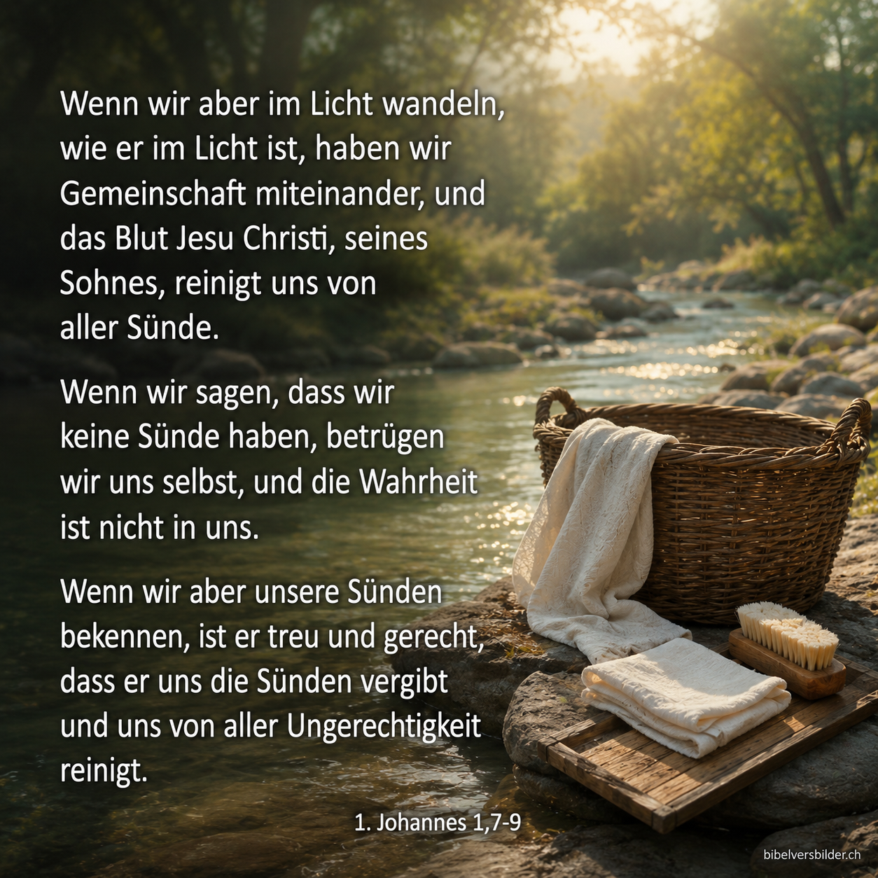 1. Johannes 1,7-9