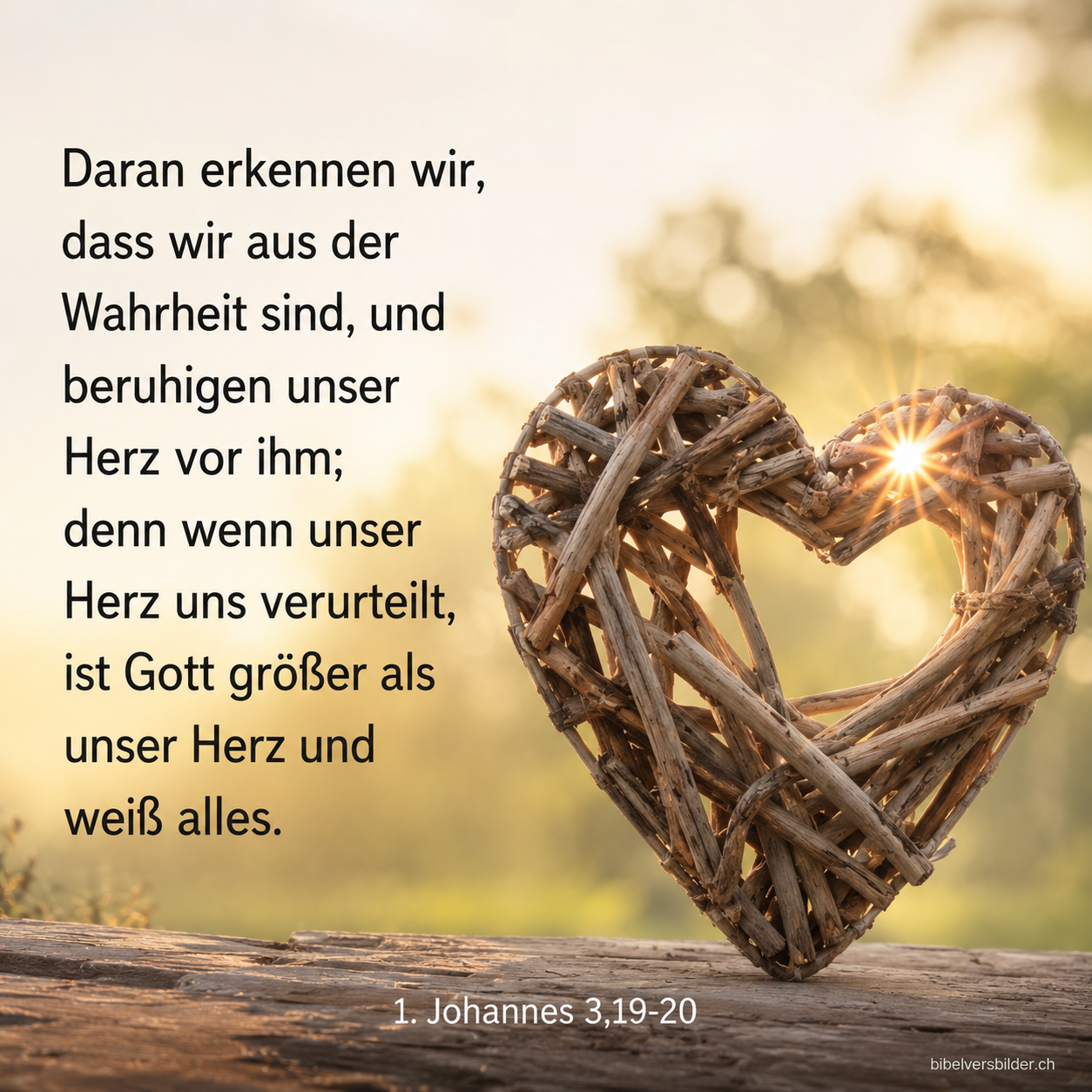 1. Johannes 3,19-20