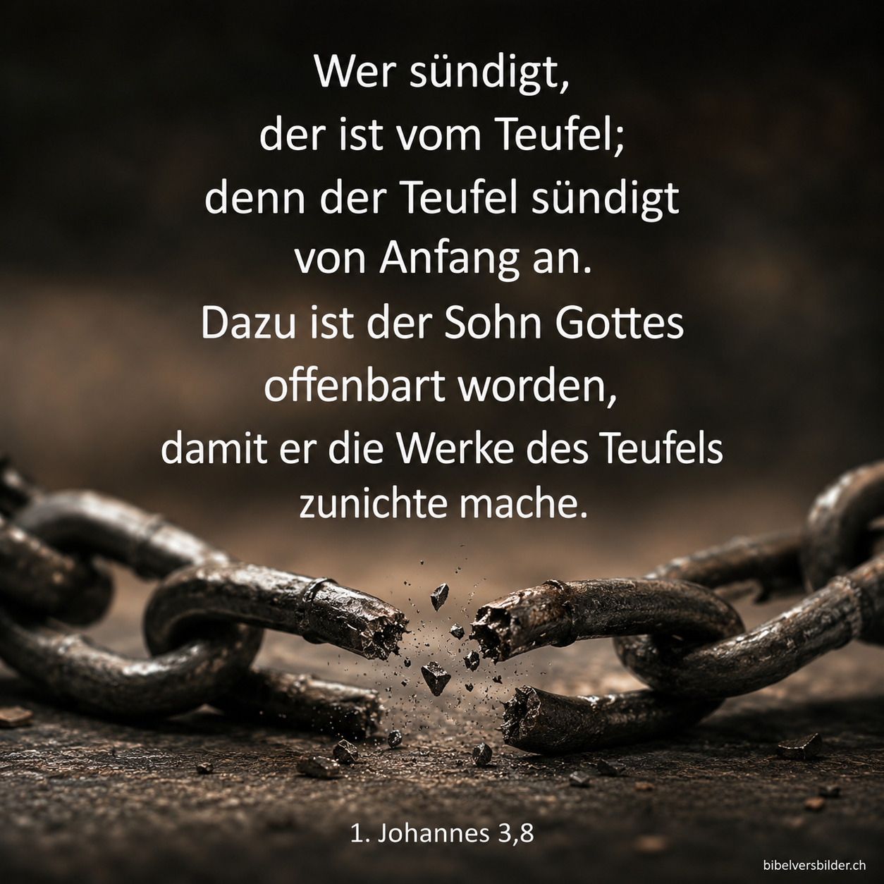 1. Johannes 3,8