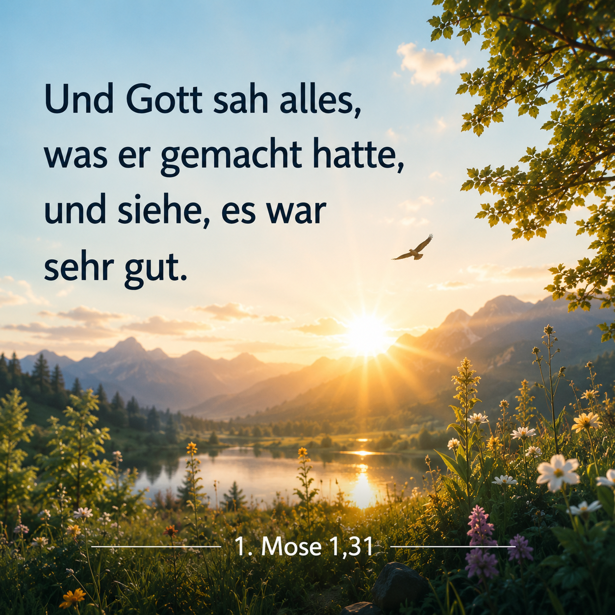 1. Mose 1,31