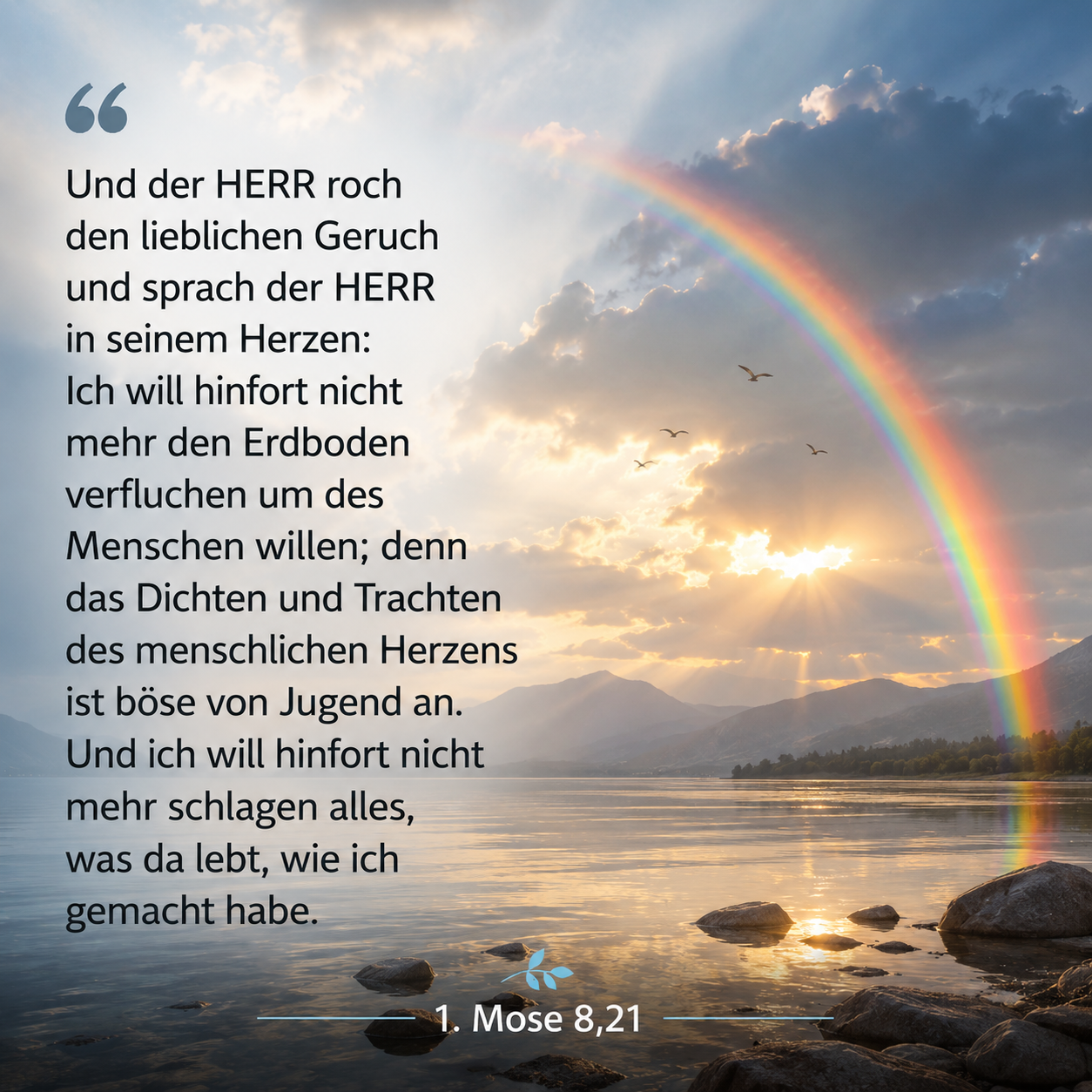 1. Mose 8,21
