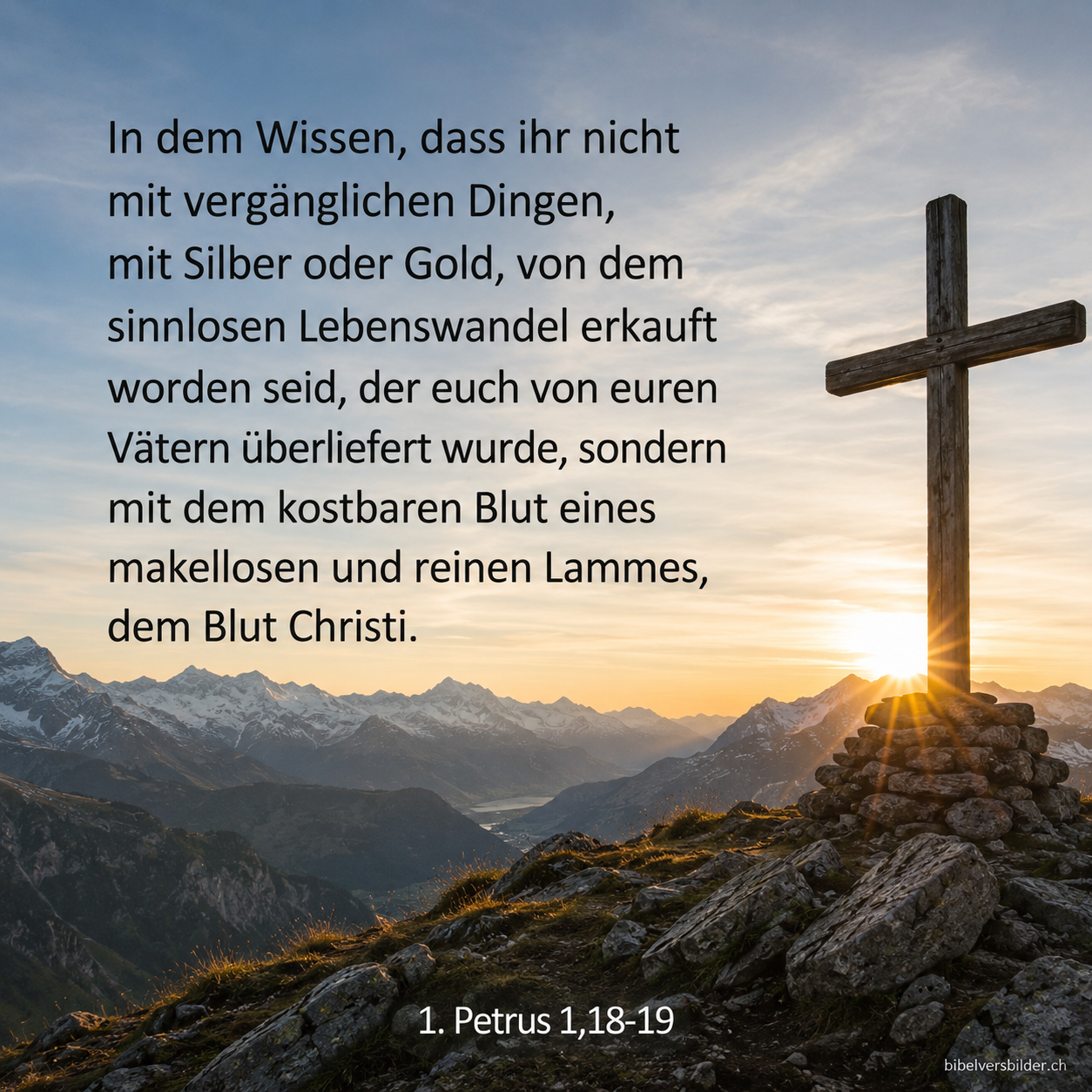 1. Petrus 1,18-19