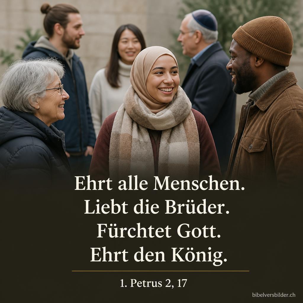 1. Petrus 2,17