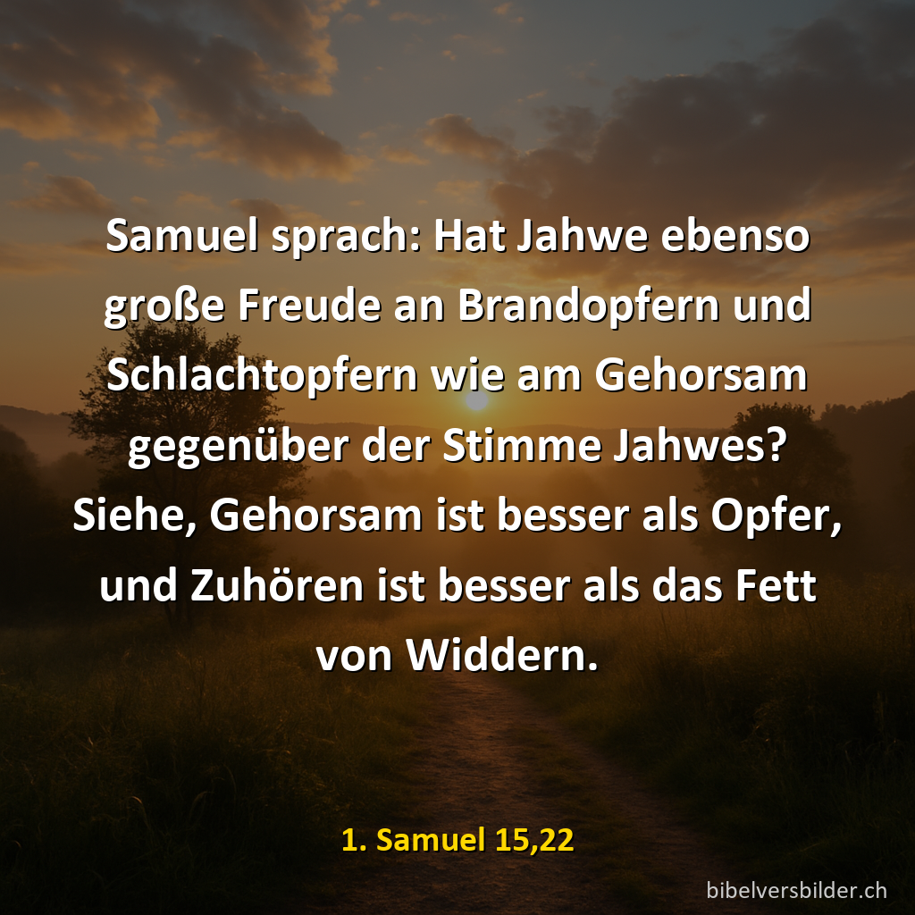 1. Samuel 15,22