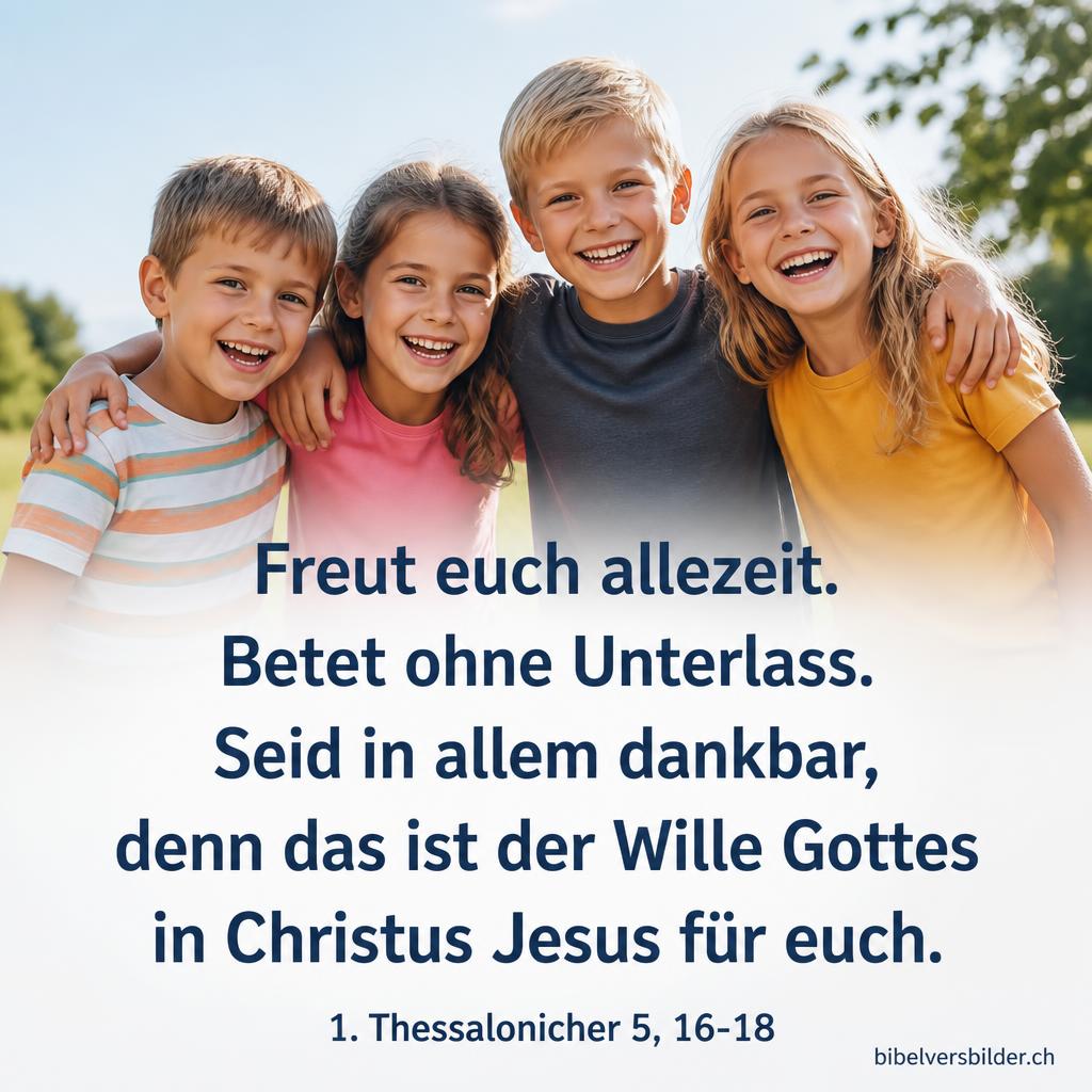 1. Thessalonicher 5,16-18