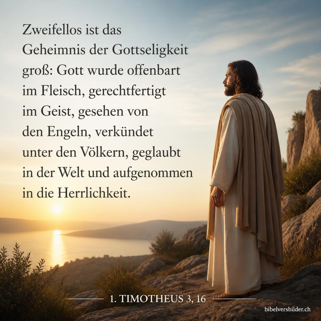 1. Timotheus 3,16