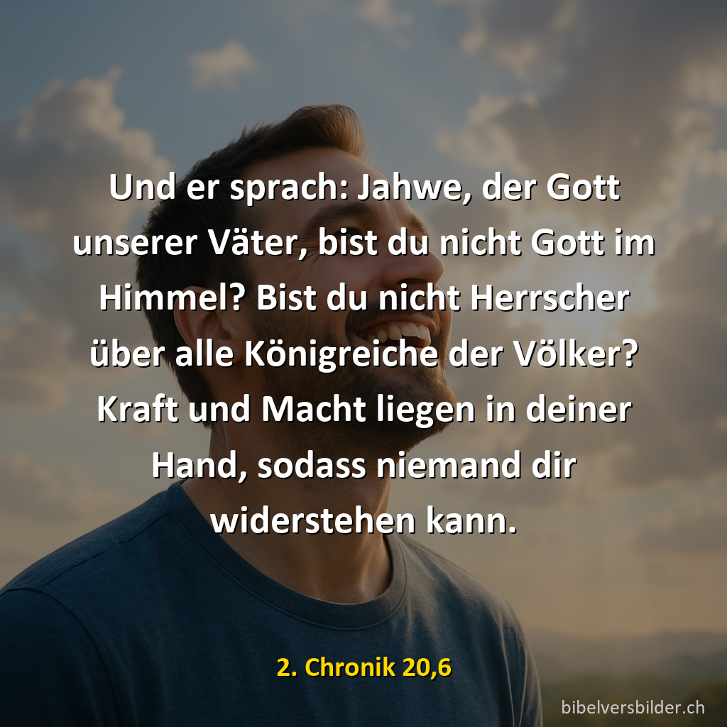 2. Chronik 20,6