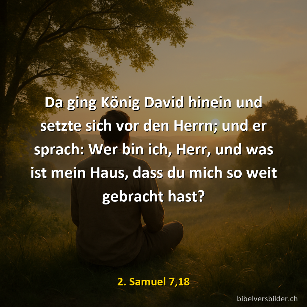 2. Samuel 7,18