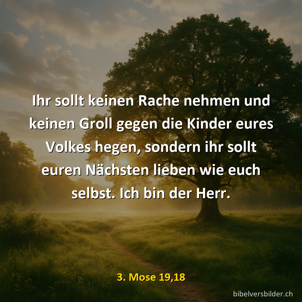 3. Mose 19,18