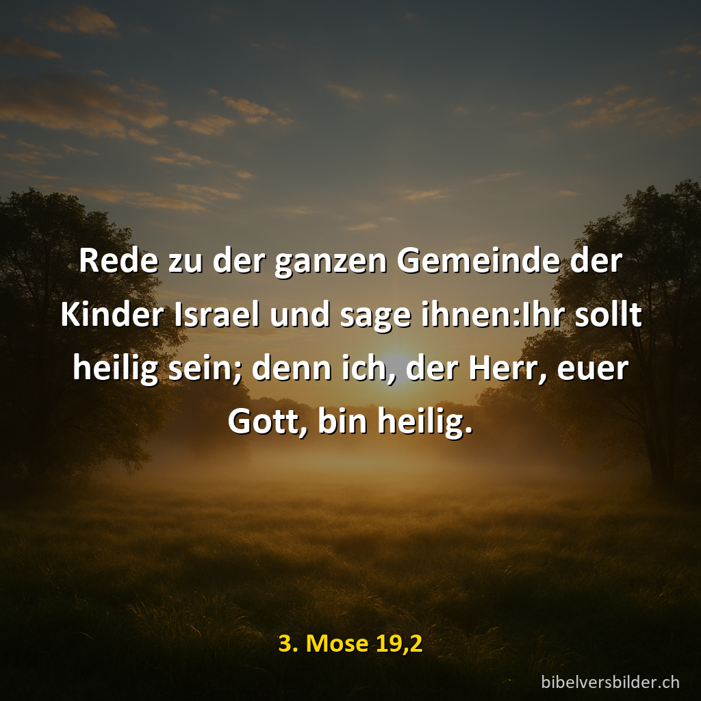 3. Mose 19,2