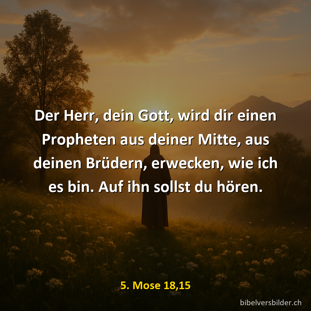5. Mose 18,15