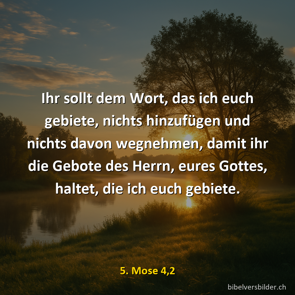 5. Mose 4,2