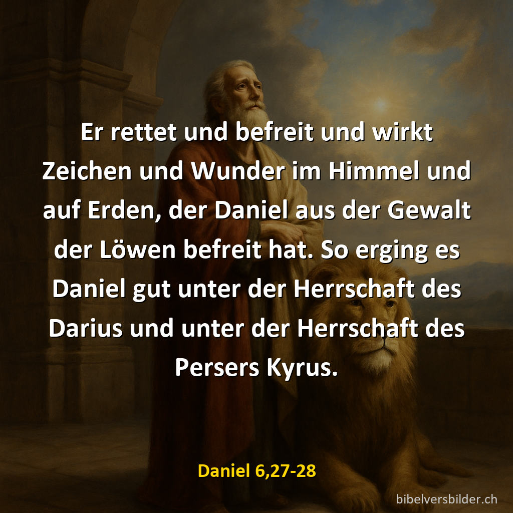Daniel 6,27-28