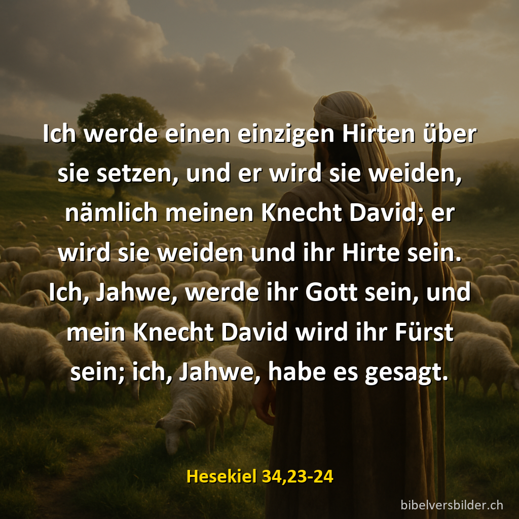Hesekiel 34,23-24