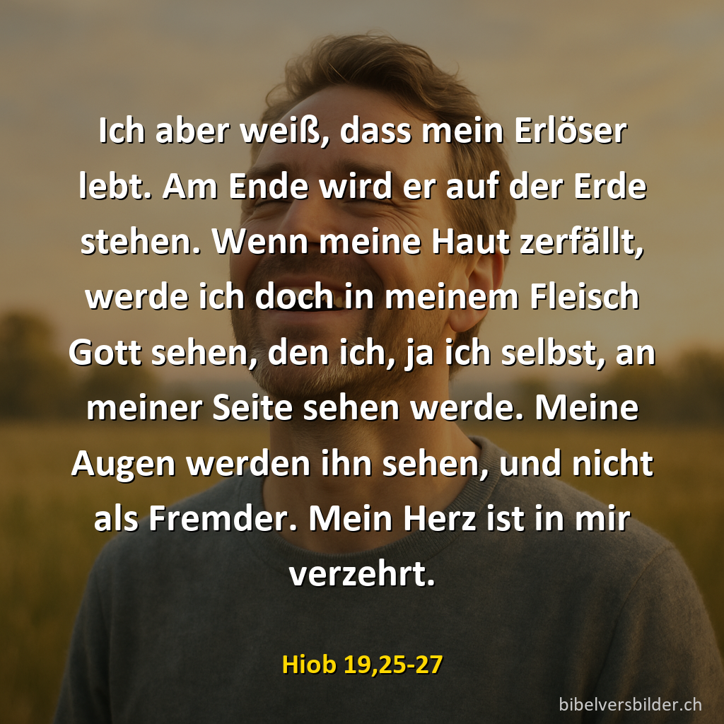 Hiob 19,25-27