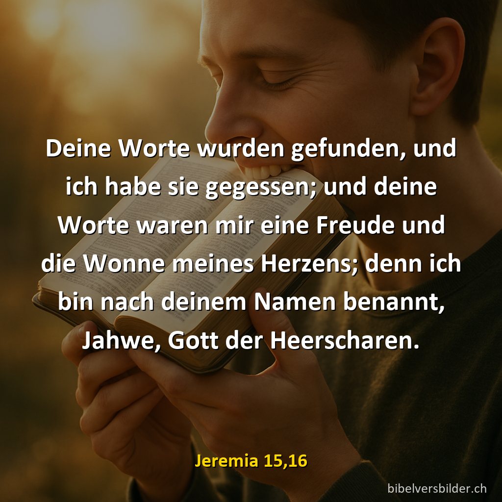 Jeremia 15,16