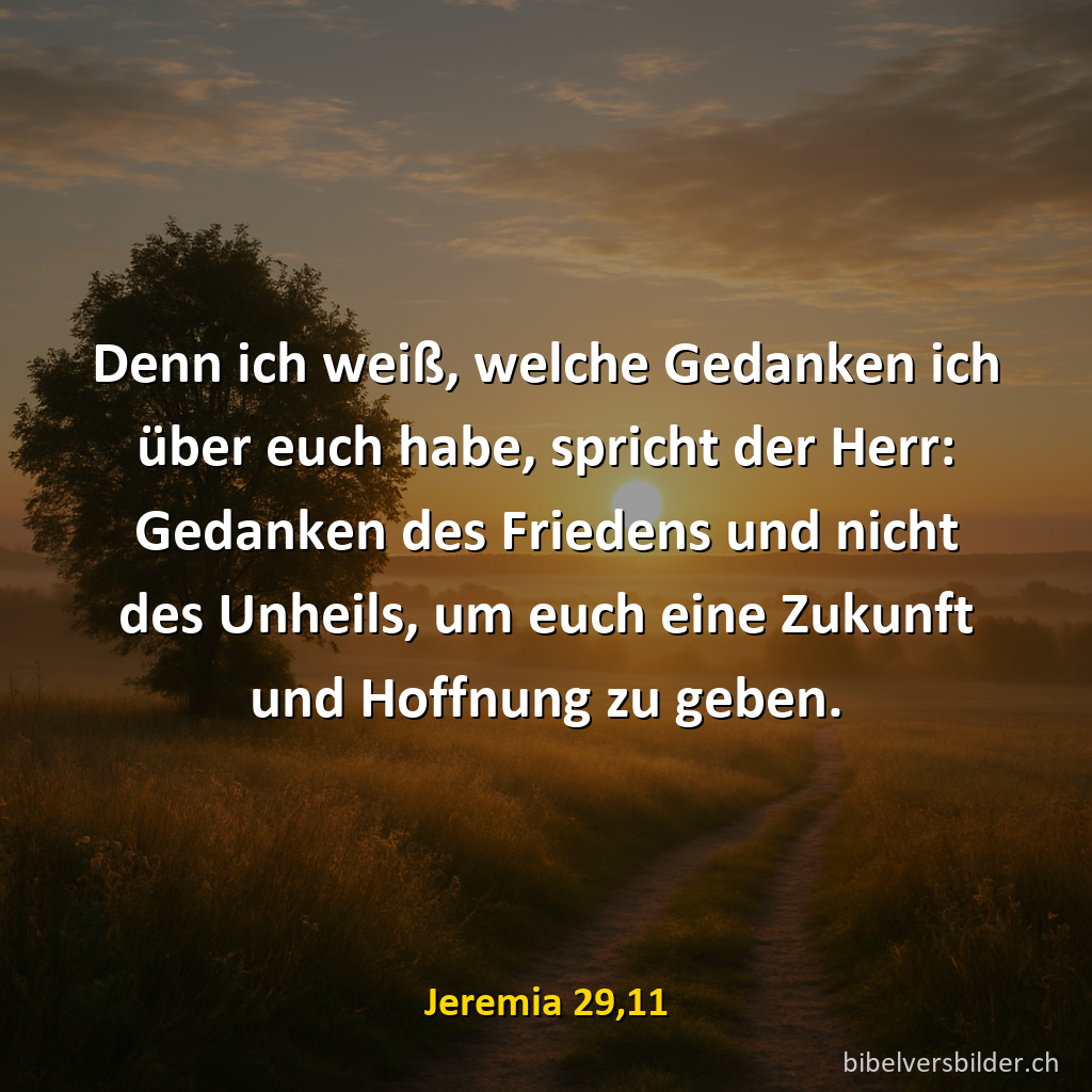 Jeremia 29,11