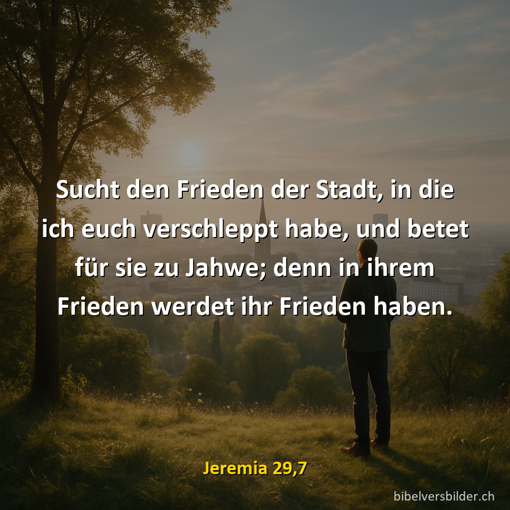 Jeremia 29,7