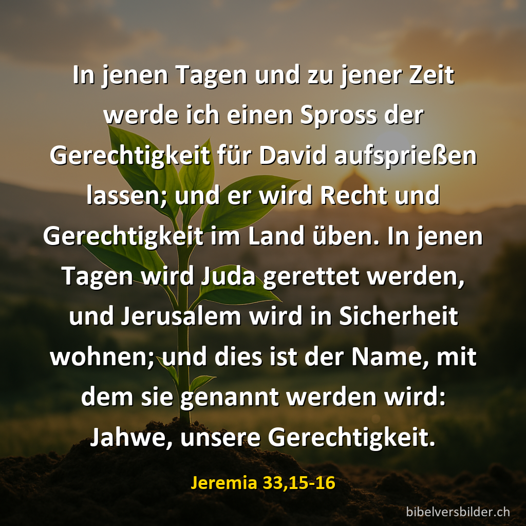 Jeremia 33,15-16