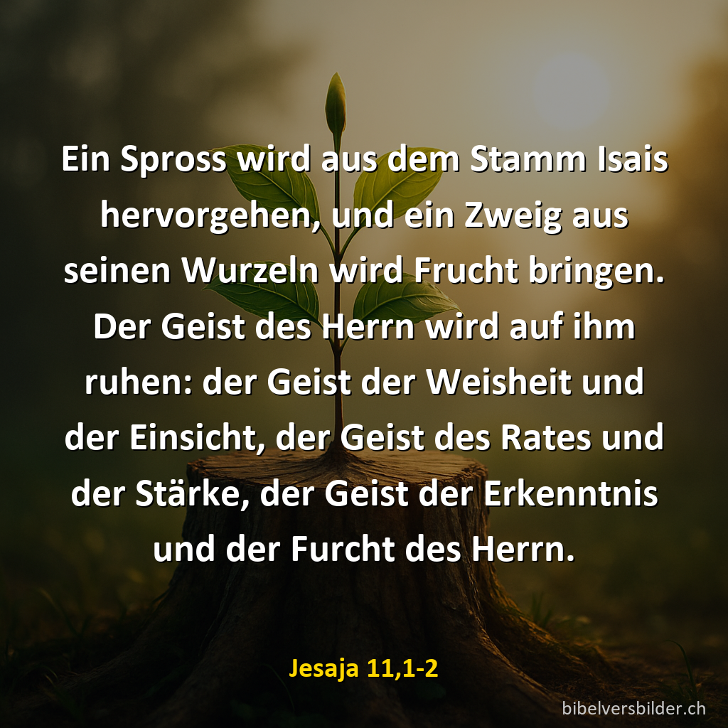 Jesaja 11,1-2