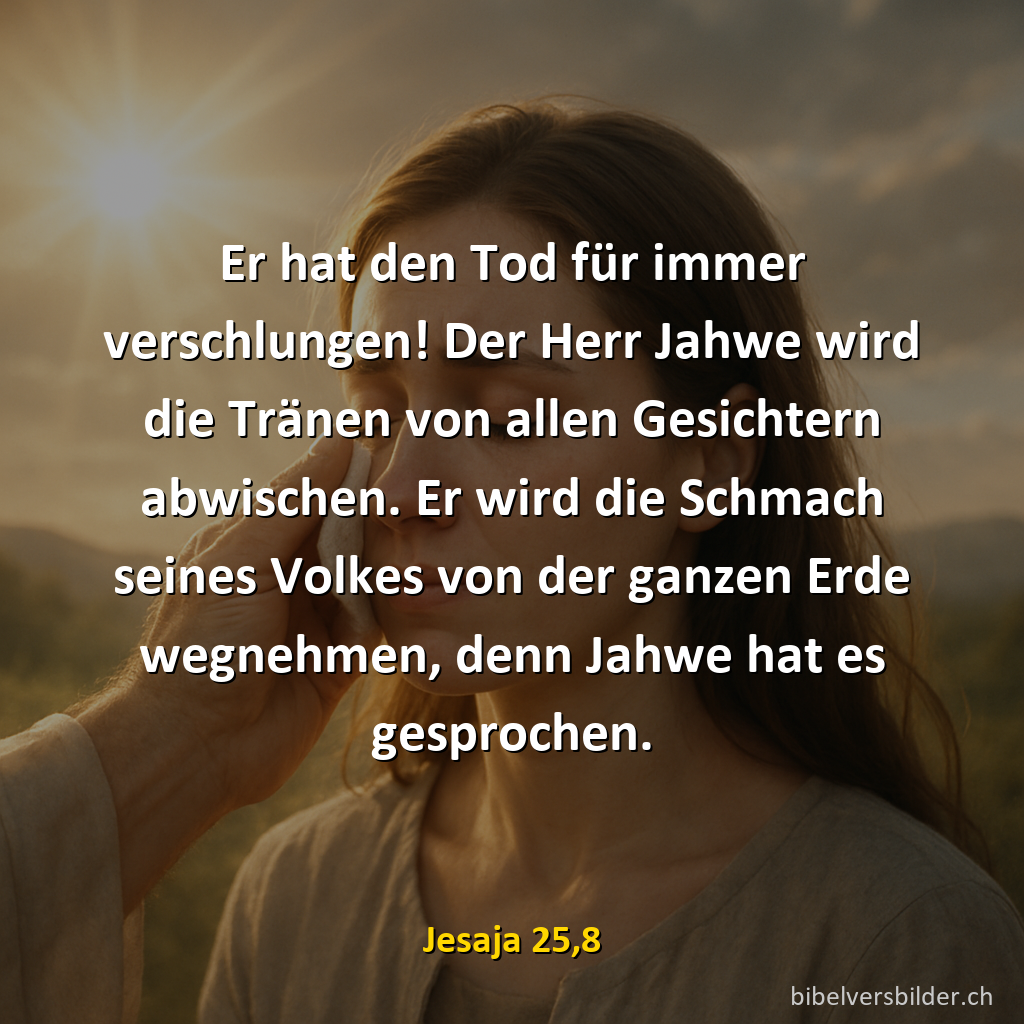 Jesaja 25,8