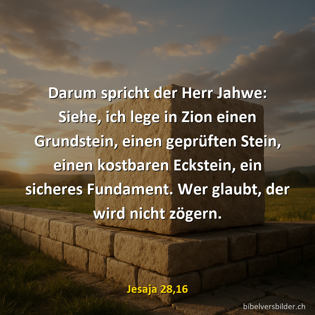 Jesaja 28,16