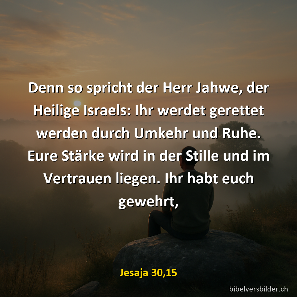 Jesaja 30,15