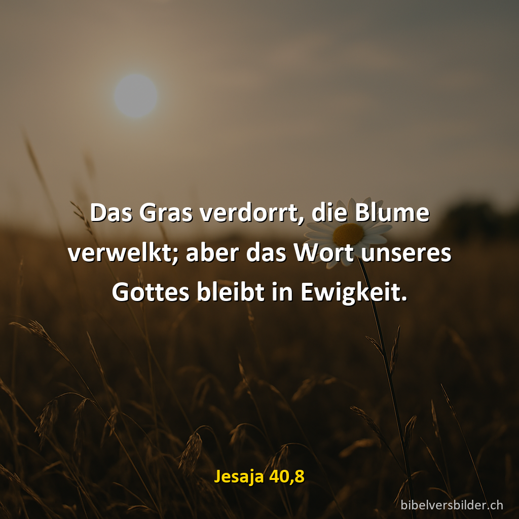 Jesaja 40,8