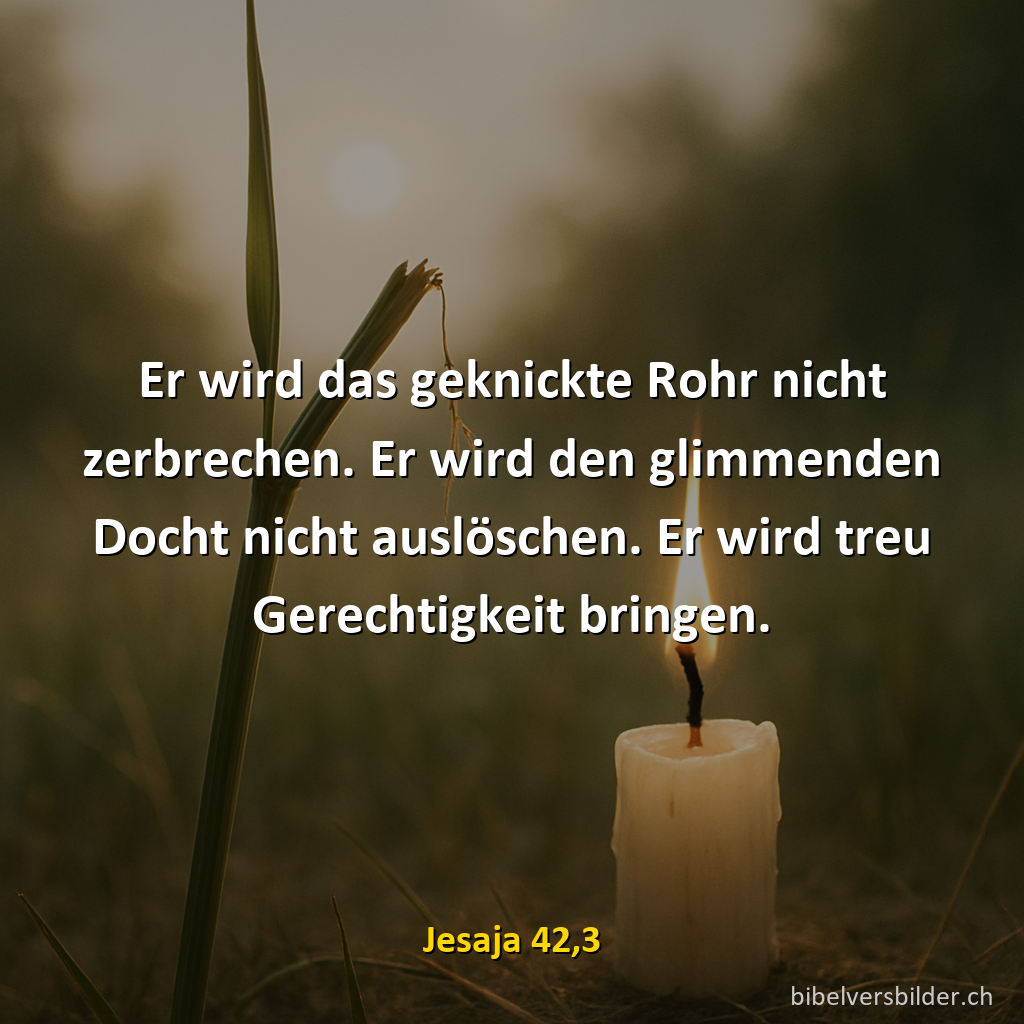 Jesaja 42,3