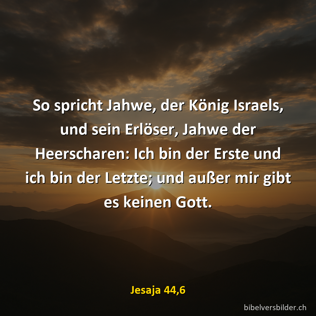 Jesaja 44,6