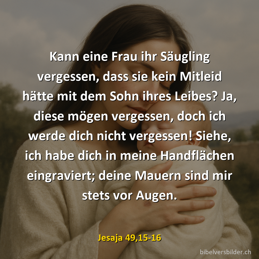 Jesaja 49,15-16