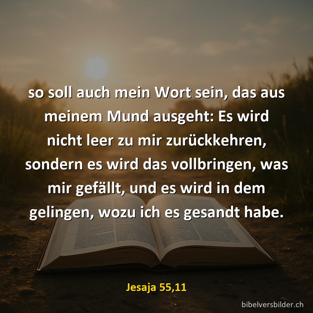 Jesaja 55,11