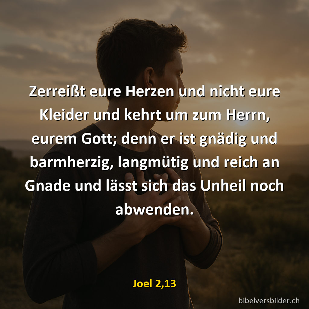 Joel 2,13