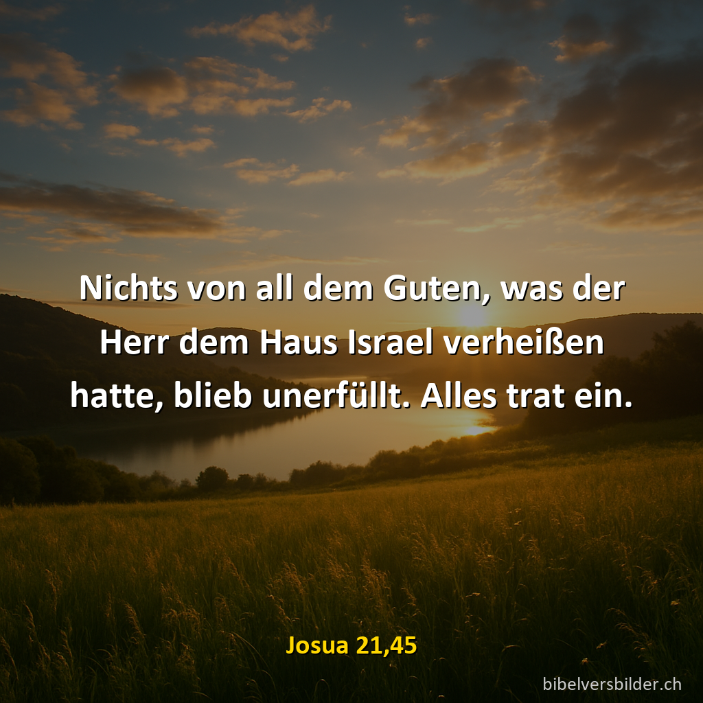 Josua 21,45