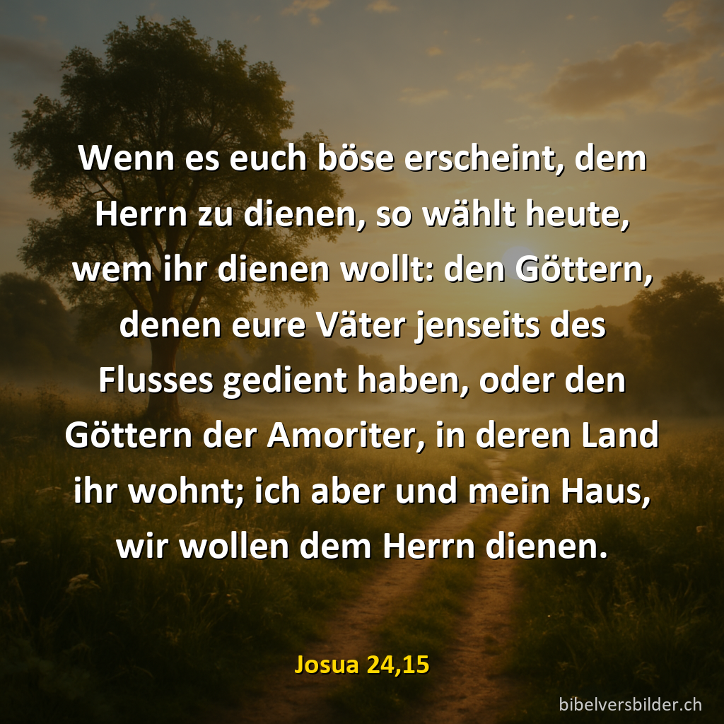 Josua 24,15