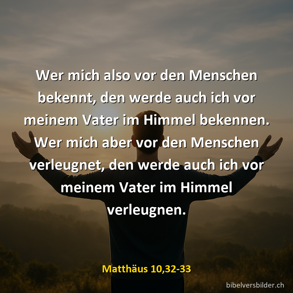 Matthäus 10,32-33