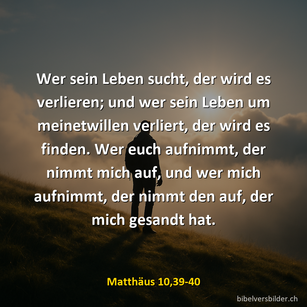 Matthäus 10,39-40
