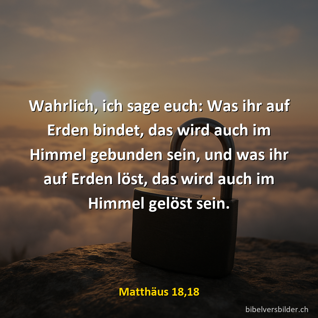 Matthäus 18,18