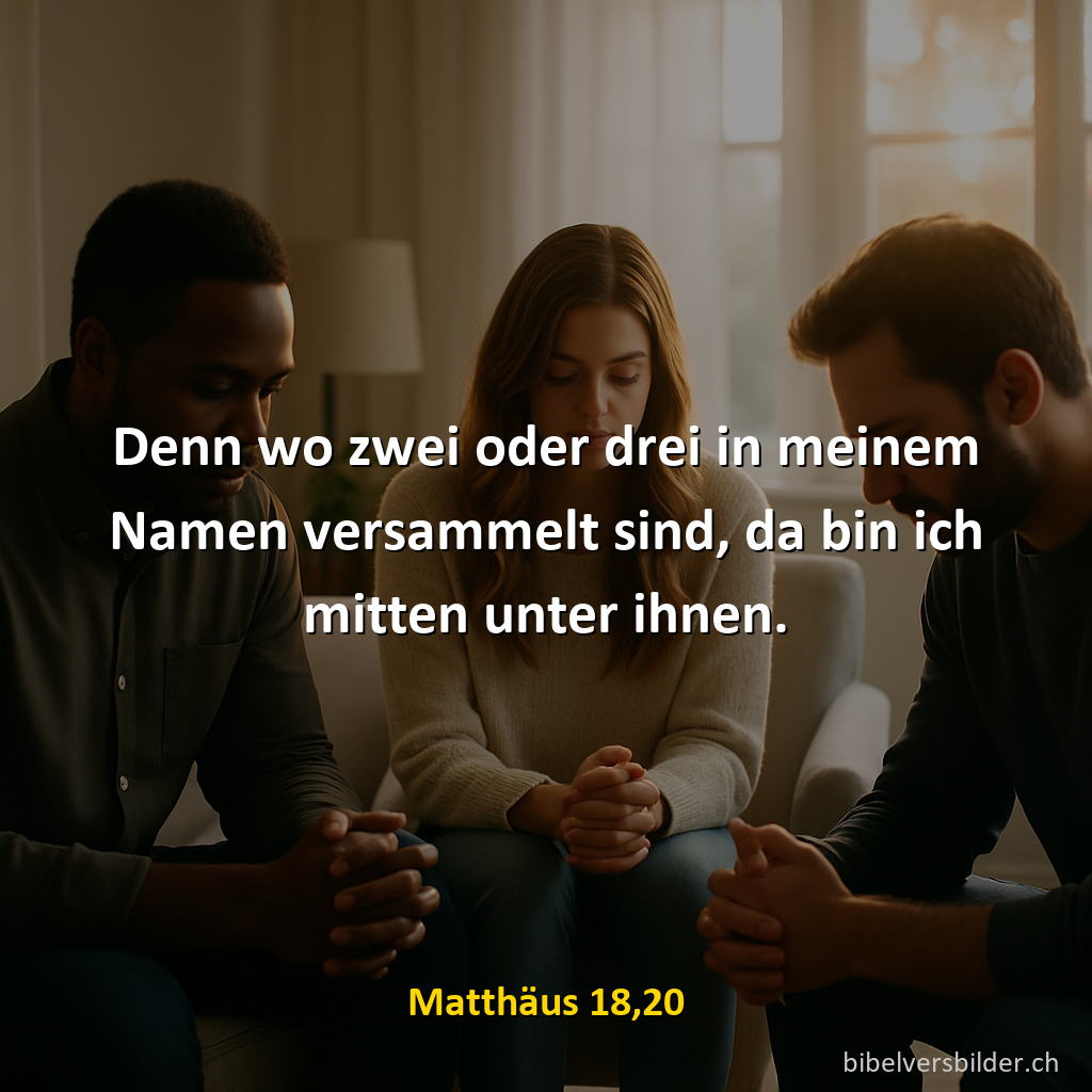 Matthäus 18,20