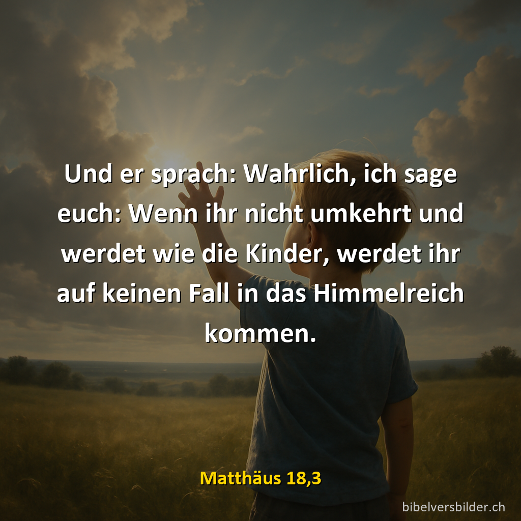 Matthäus 18,3