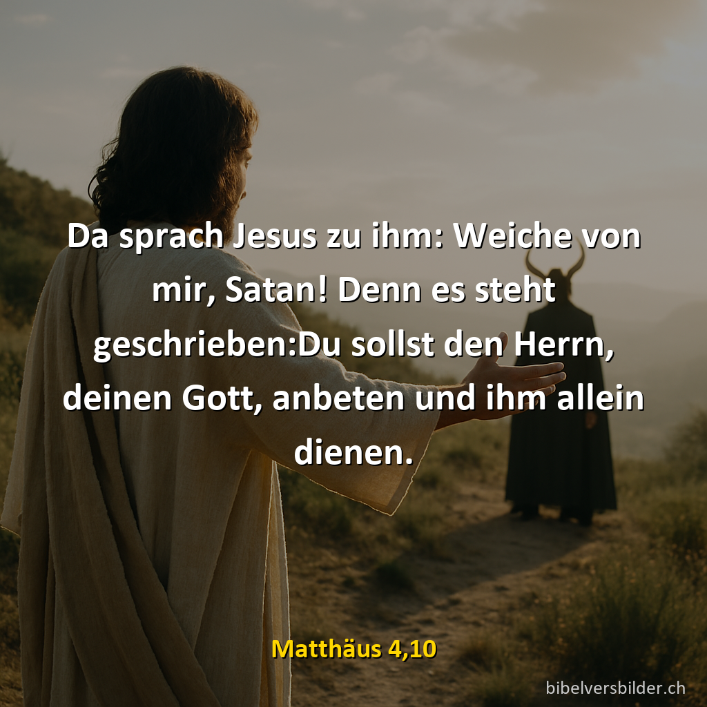 Matthäus 4,10