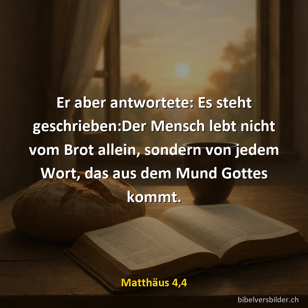Matthäus 4,4