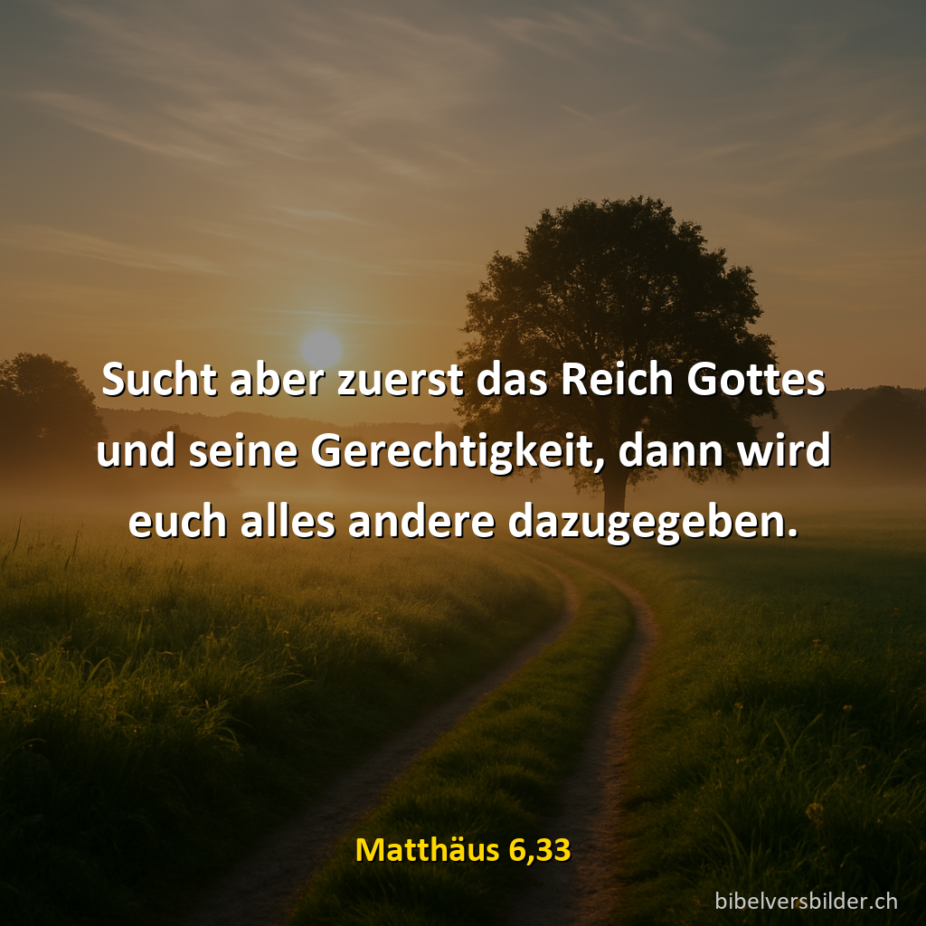 Matthäus 6,33