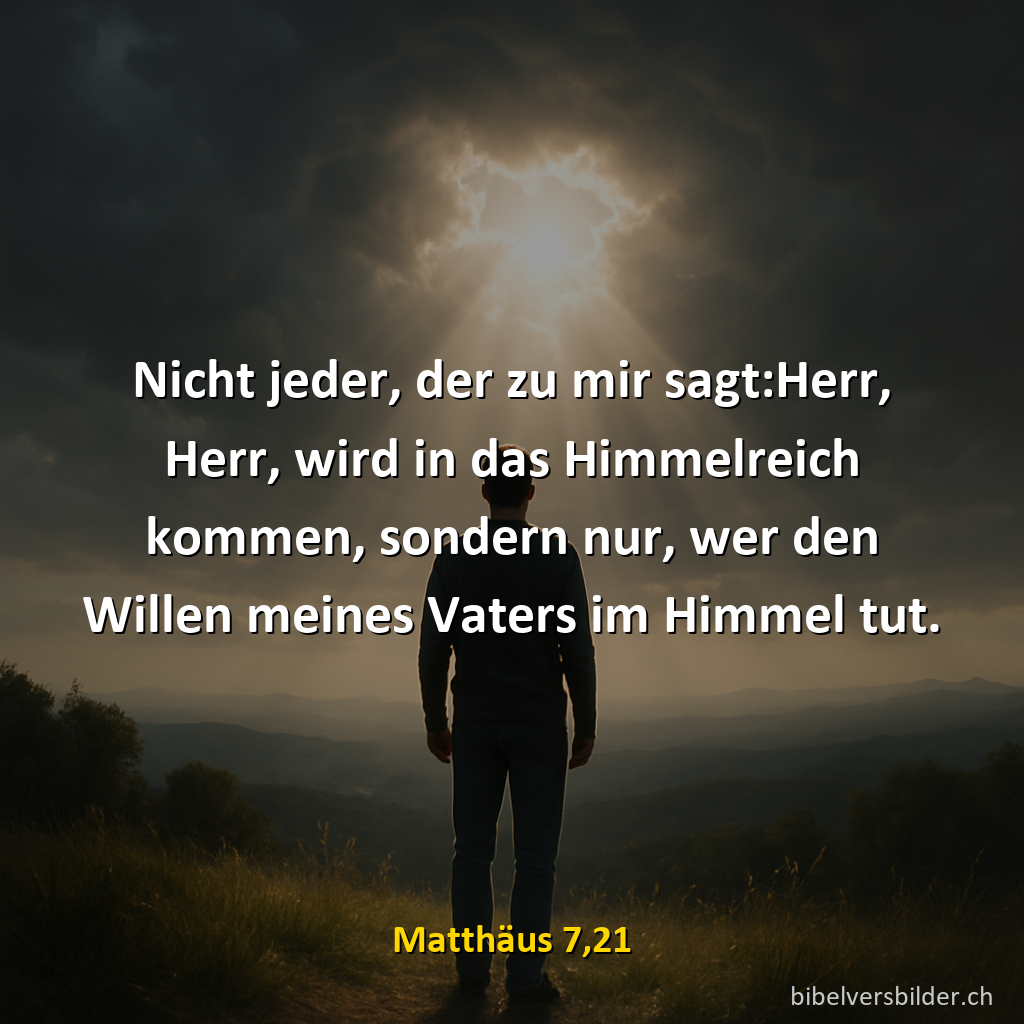 Matthäus 7,21
