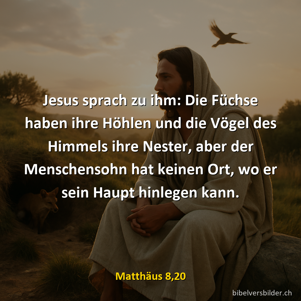 Matthäus 8,20
