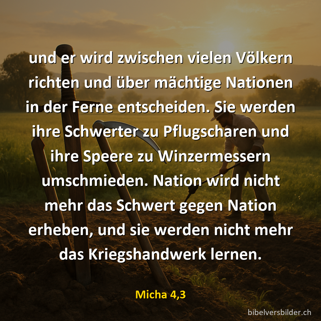 Micha 4,3