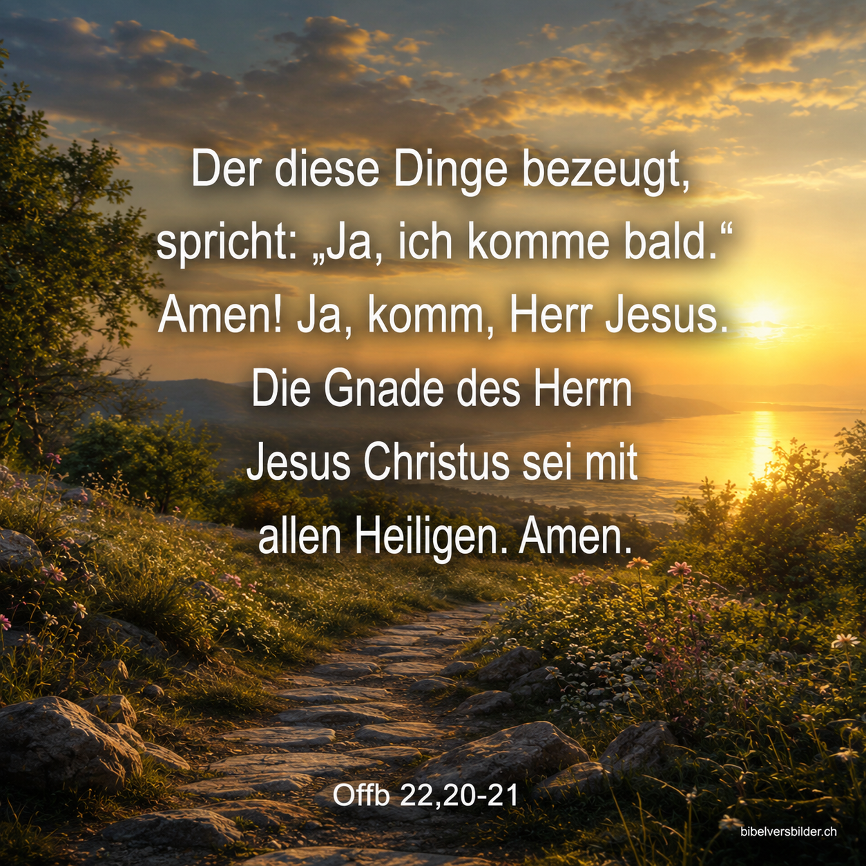 Offenbarung 22,20-21