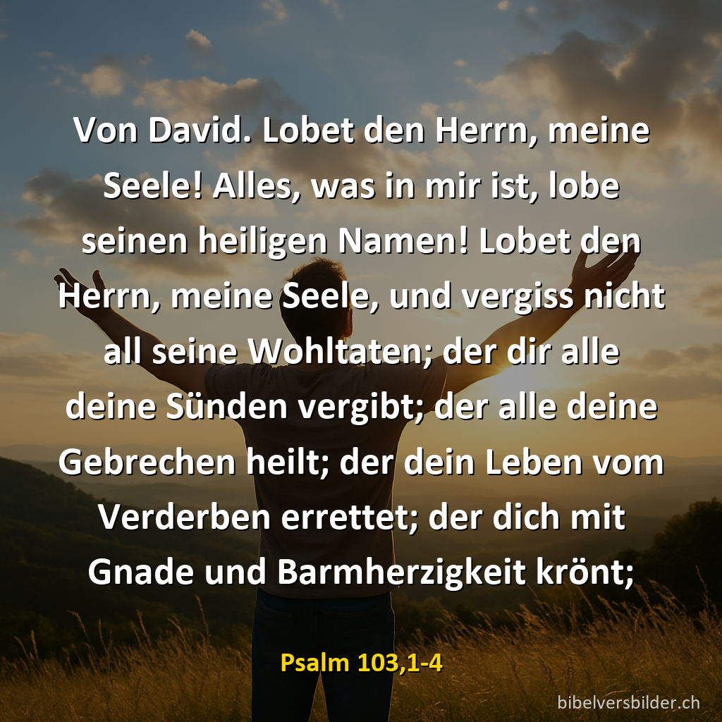 Psalm 103,1-4