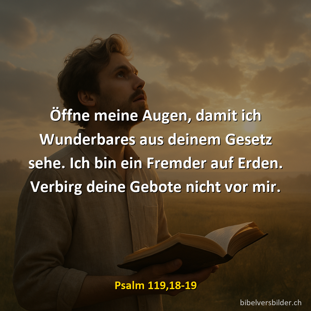 Psalm 119,18-19