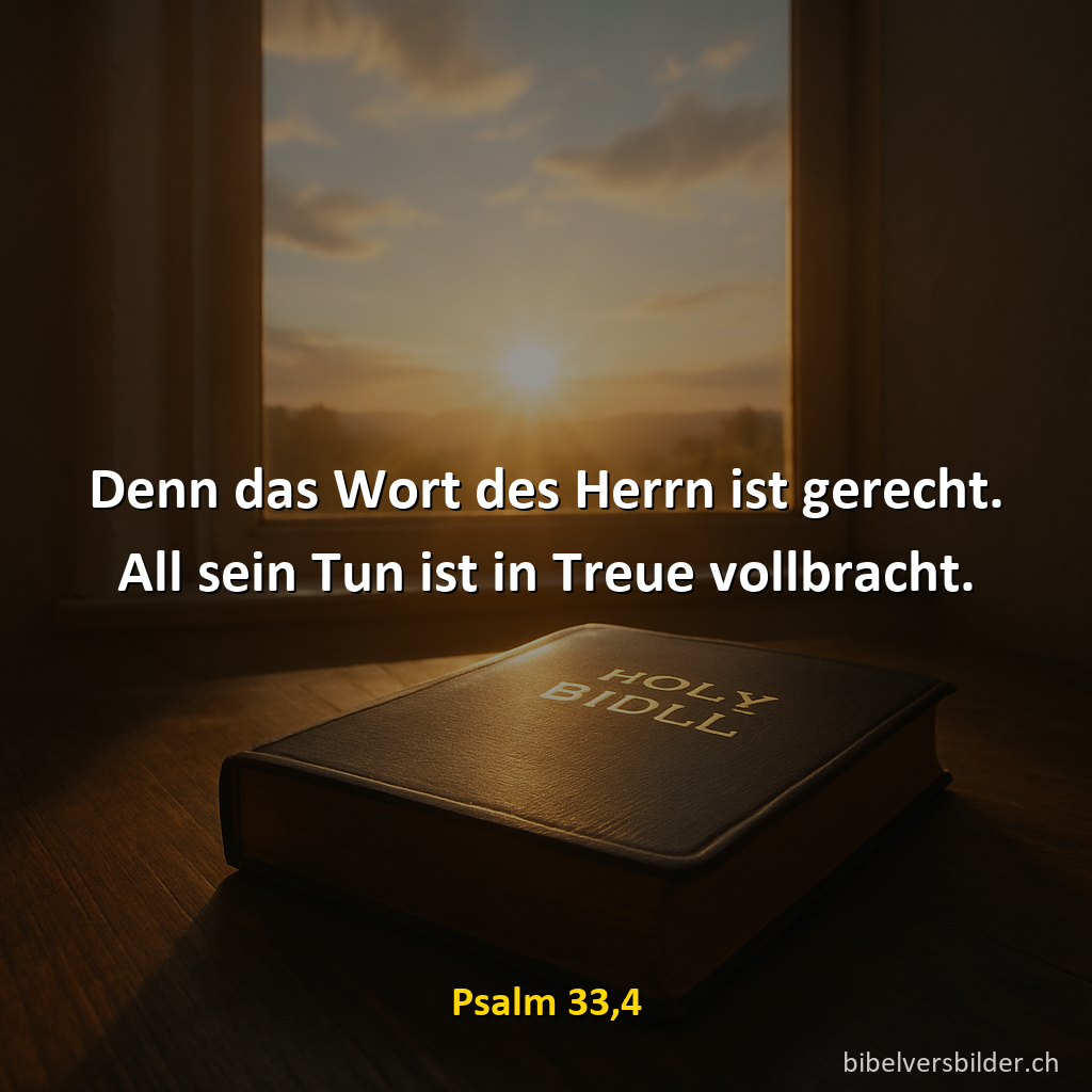 Psalm 33,4
